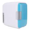4L Personal Fridge Cooler Blue DC 12V Car Compact Small Refrigerator for Cosmetics Drinks Fruit
