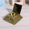 Metal Ashtray Innovative Decor Gifts Smoking Set Egyptian Pharaoh Pyramid shape Ornaments(Bronzed )