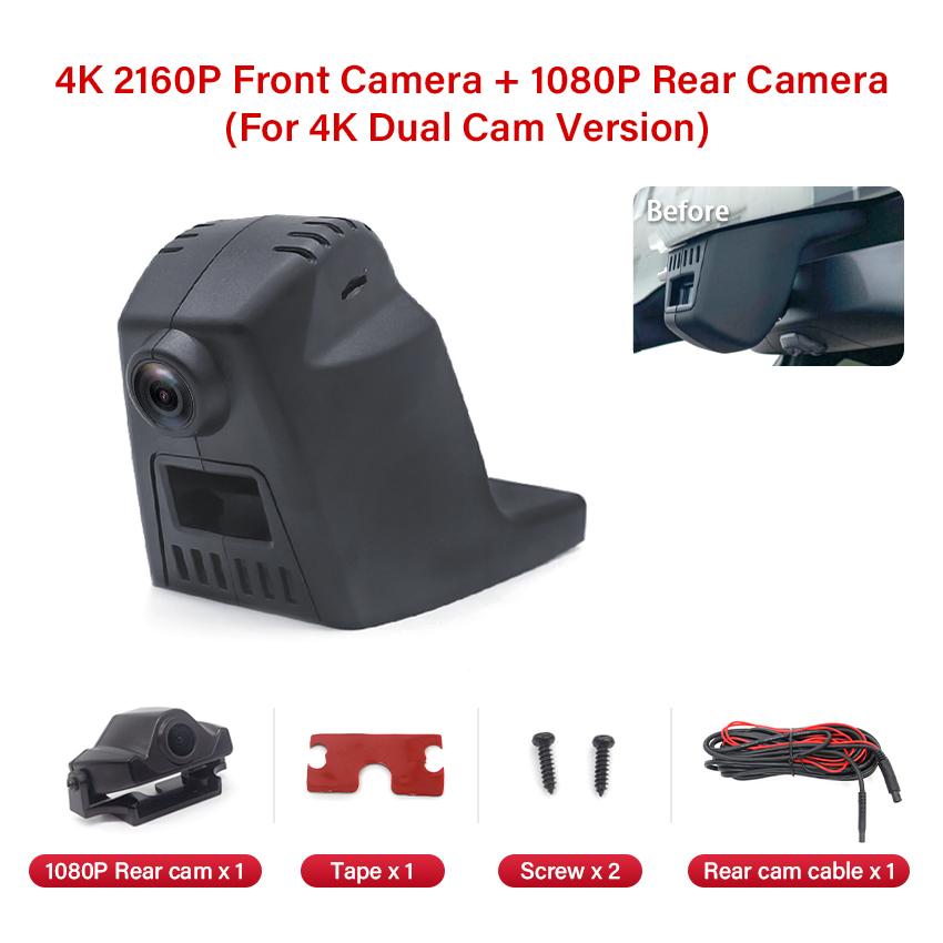 Plug and Play Car DVR Video Recorder 4K UHD Dash Cam Camera For BMW F36 F21 F30 F11 640 650i X3 F25 X4 F26 X5 F15 X6 F16 X7 F23