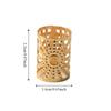 5pcs Hair Braiding Dreadlocks Beads Dread Locks Hair Braid Tubes Hollow Out Hair Ring  for Braids
