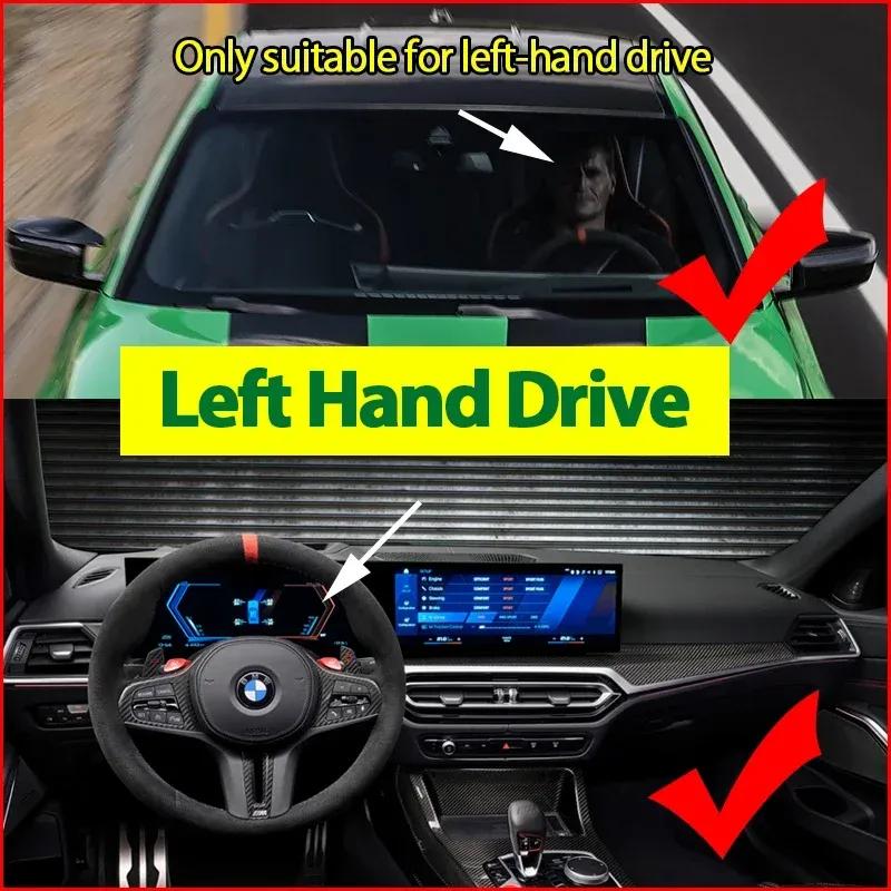 Carbon Fiber Look Black Rearview Side Mirror cover Caps for BMW M240i M440i i4 M50 M2 G87 M3 G80 M4 G82 G83 Replacement