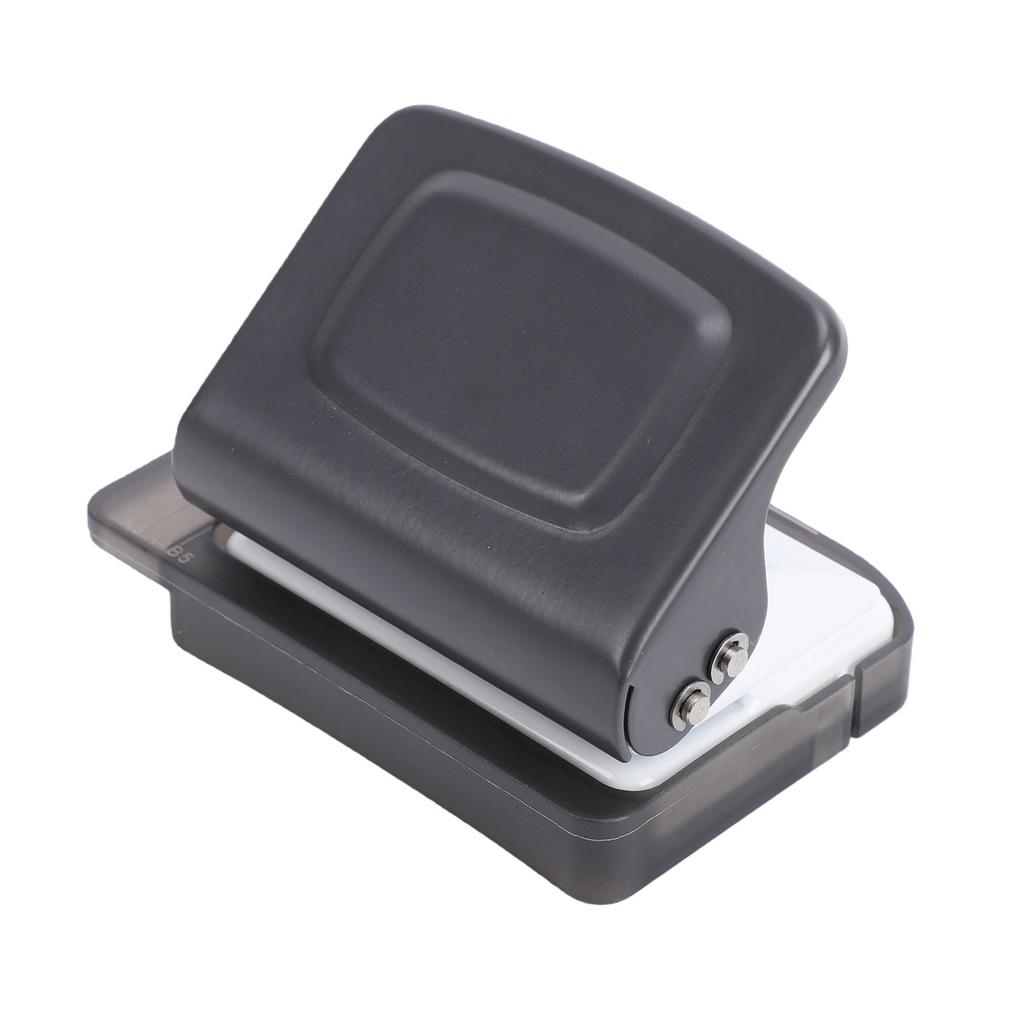 6 Hole Punch 5.5mm Hole Diameter 6mm Feed Depth Loose Leaf Paper Puncher for   B5   Notebook Journal Gray