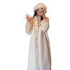 Autumn and Winter Thickened Long Fur Integrated Fur Coat Women's High Sense Light Fashion Simple Coat Tide
