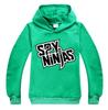 Nye Spy Ninjas Børnetøj Bomuld Hættetrøje Streetwear Sweatshirt Tegneserie Pullover Hip Hop Teenager Drenge Piger Tøj