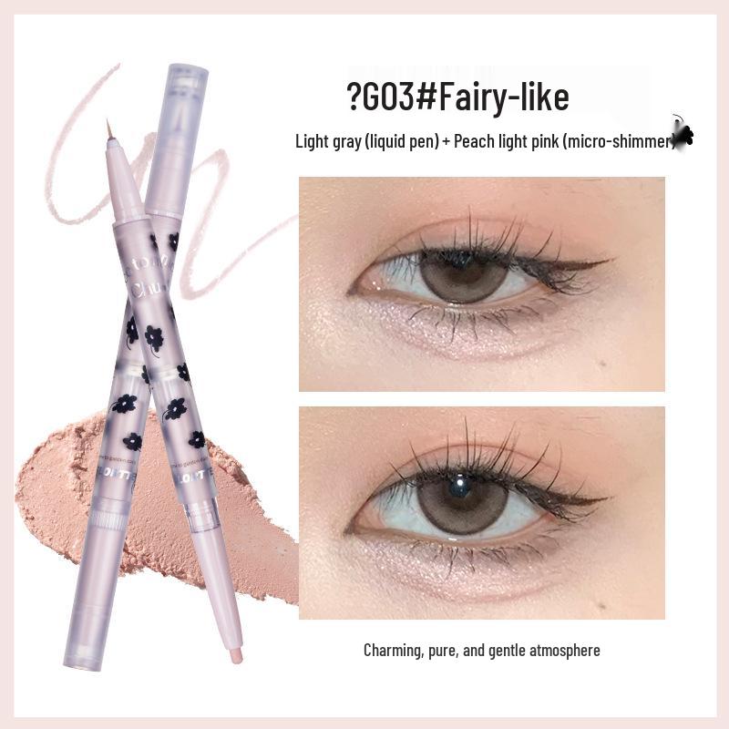 FLORTTE/Flower Knows Double-Ended 3D Aegyo-Sal and Eyeliner Gel Pen