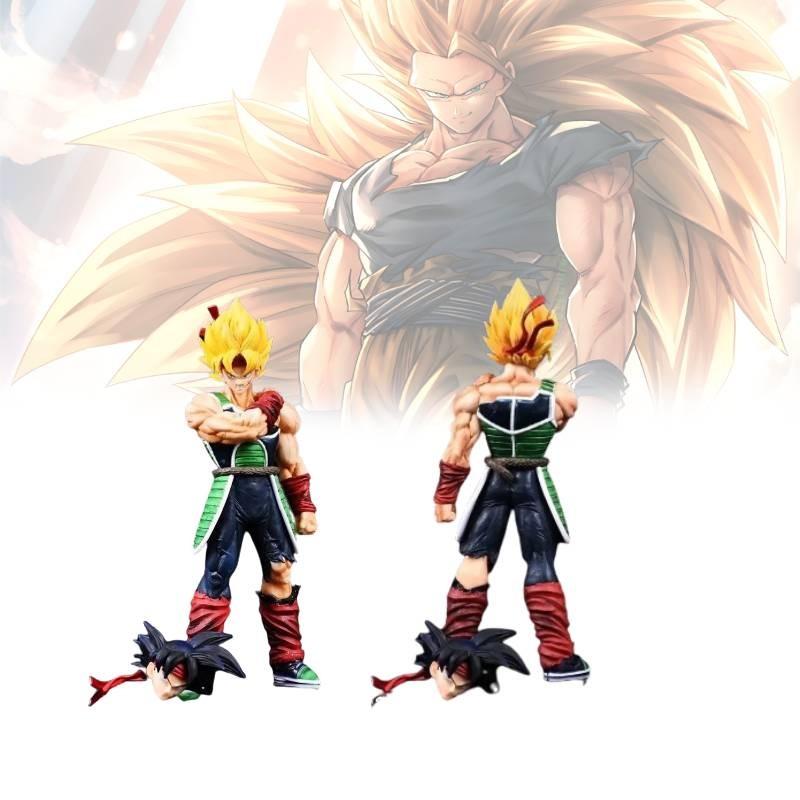 Super Saiyan Gk Double Head Sculpted Collectible Figure 24cm Pvc Model Toy