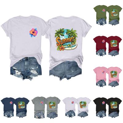 T Shirts Short Sleeve Tees For Women Fashion Tops Lightweight Soft Casual Summer Outfits Clothes