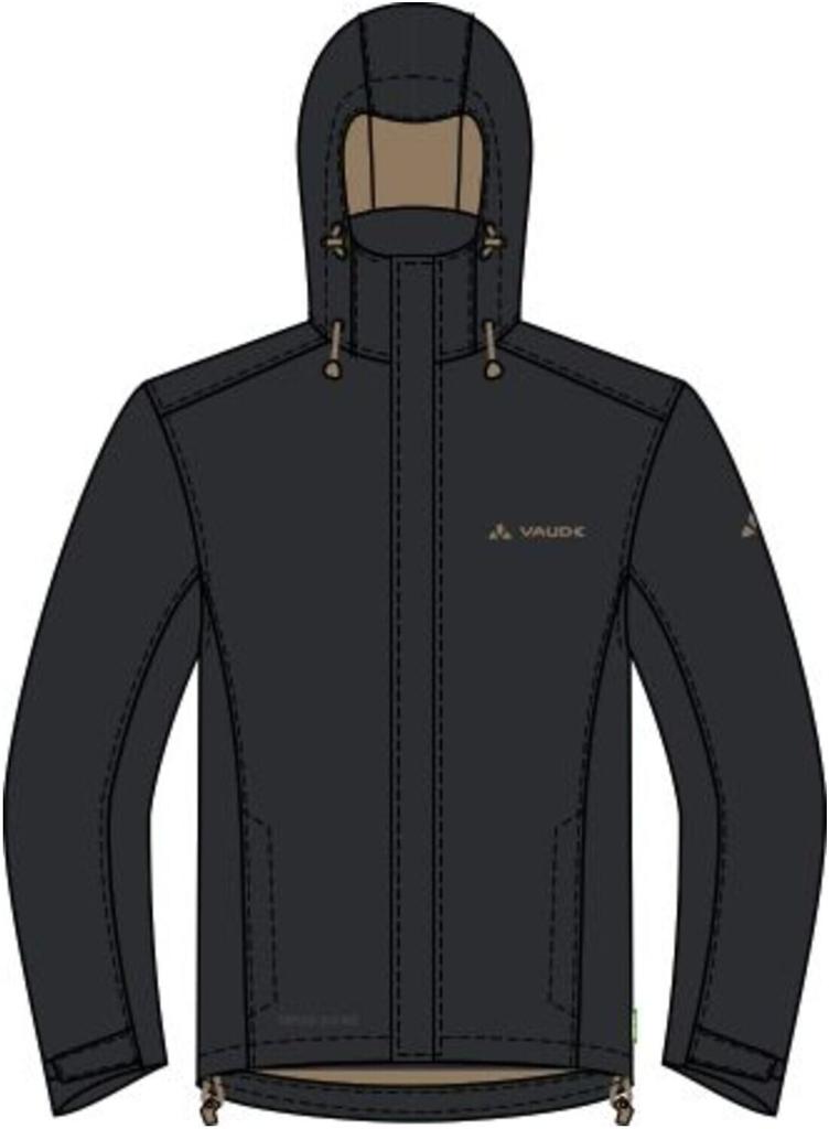 Куртка VAUDE Мужская куртка Escape Light Jacket (04341) черный/овсяный