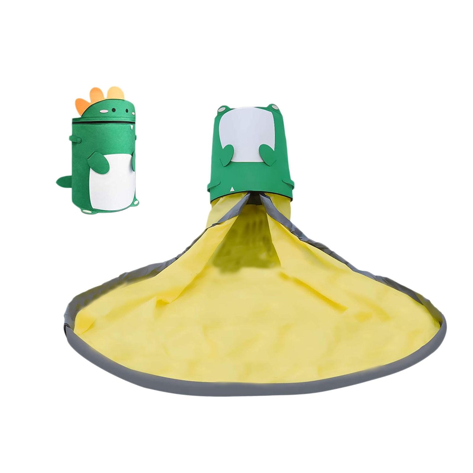 

Сумка-корзина для хранения игрушек со шнурком, с милыми рисунками животных, подходит для конструкторов, пазлов, игрушек и хранения в детских комнатах One Size зелёный