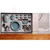 Ge Kiln Ceramic Gongfu Tea Set - Lotus Rhyme Automatic 12-Piece