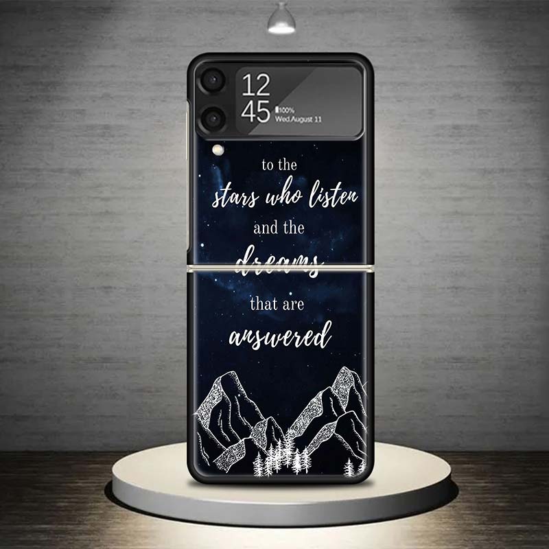 Ein Hof aus Nebel und Zorn Sarah J Maas Handyhülle Für Samsung Galaxy Z Flip 7 6 5 4 3 5G Stoßfeste Hülle Z Flip7 Flip6 ZFlip5 Flip3