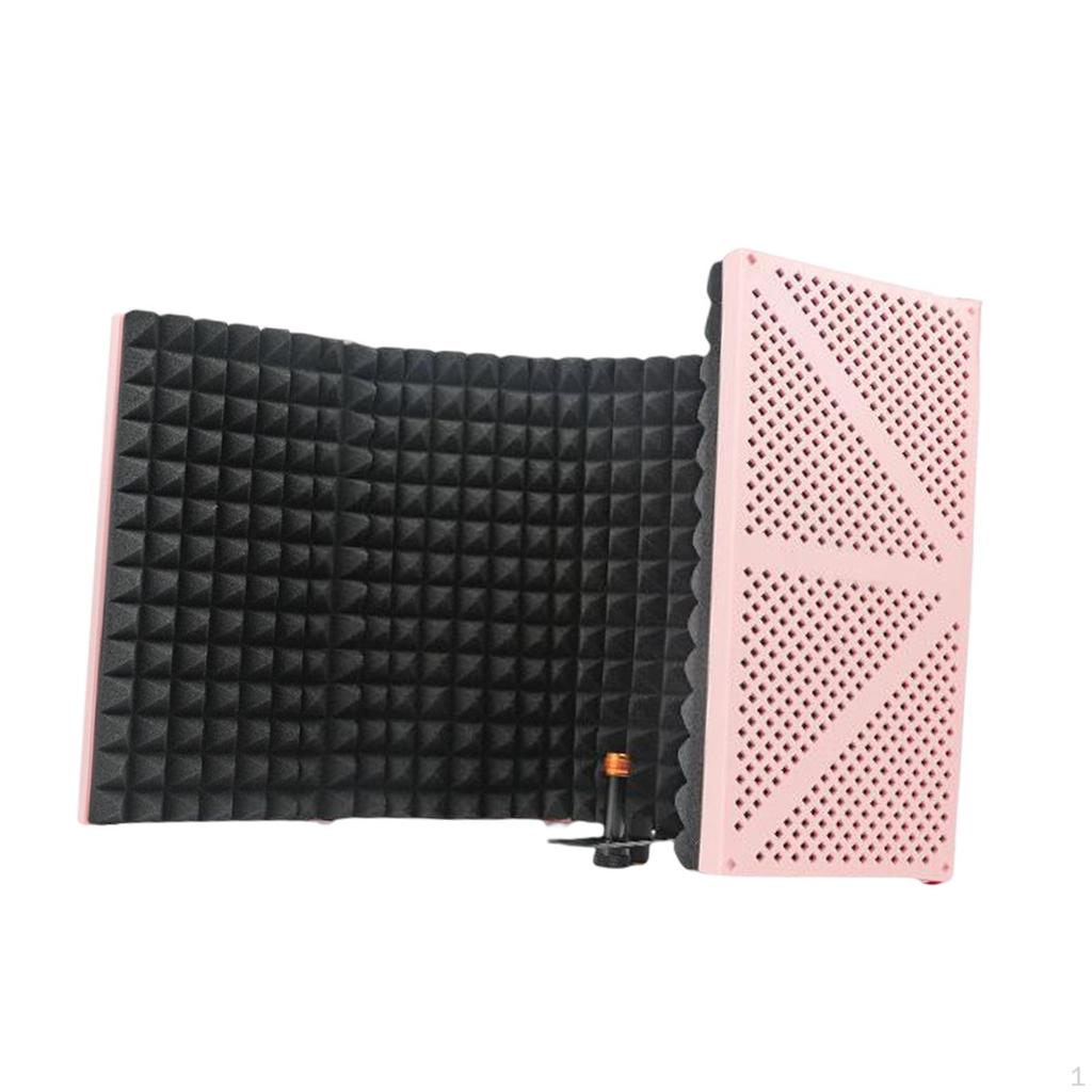 Mic Shield Studio Recording Professional Filter Vocal 5 Panel Acoustic Microphone