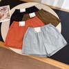 Japanese Women's Quick-Dry Casual Shorts - Elastic Waist, Straight Leg, Summer Running and Sports Pants