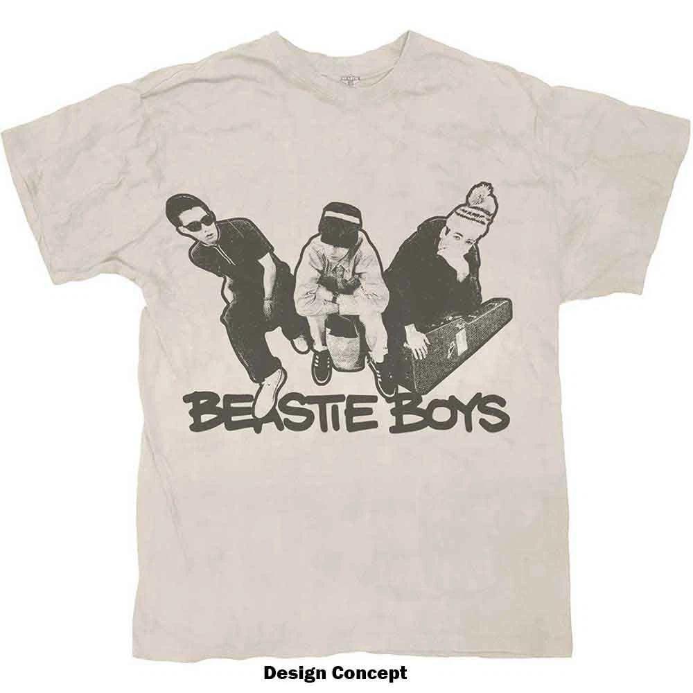 The Beastie Boys T Shirt Check Your Head new Official Unisex Dye Wash Sand XL