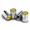 Jeep Tire Valve Stem Caps for Grand Cherokee, Compass, Wrangler, and Cherokee - Decorative Set