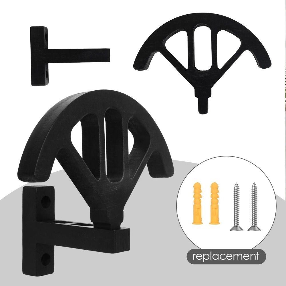 

Portable Wooden Cowboy Hat Rack Wall Mounted Keep Original Shape Hat Holder Space Saving Adjustable Design Hat Hanger чёрный