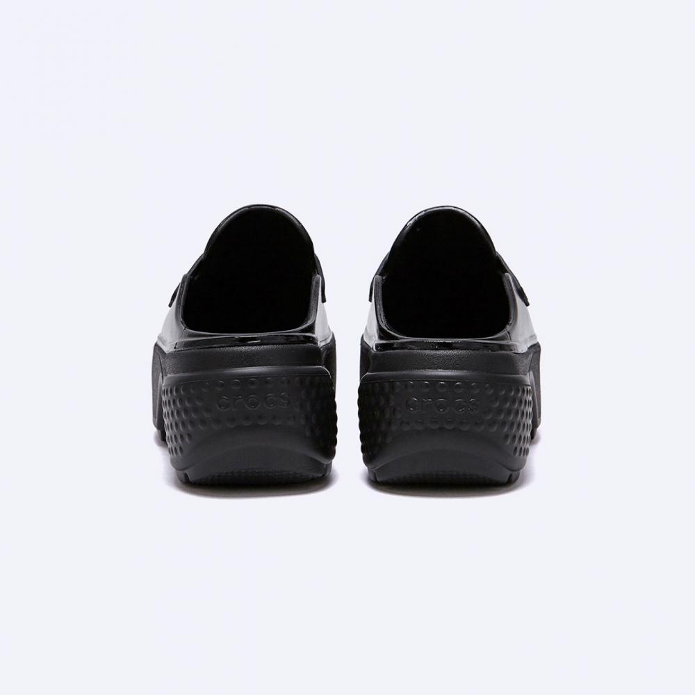 Crocs Mocassins Stomp Hi Shine Noir 210659 001