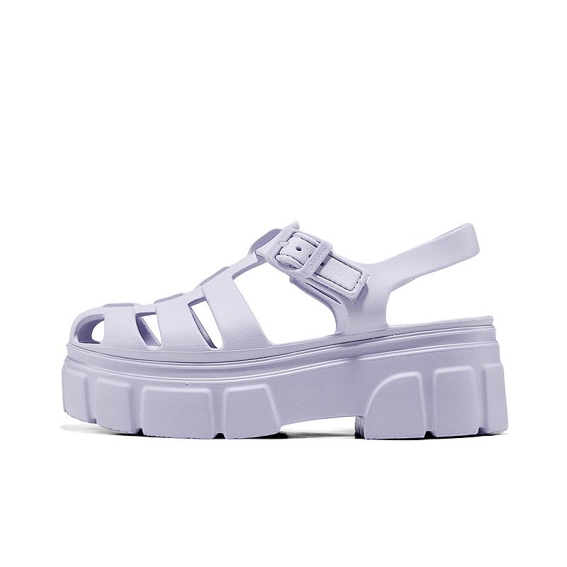 Skechers Foamies Comfortable Versatile Simple Fashion Slide Sandals Women sandals Purple 111617-LAV 37