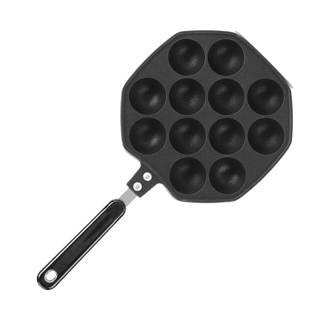 12 Cavities Aluminum NOn Stick Takoyaki Grill Pan Plate Octopus Ball Pancake Maker Baking Mold