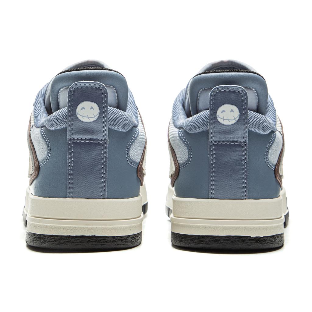 Li Ning Wave Pro Synthetic Leather Cushioning, Wear Resistant Low Top Skateboard Shoes Unisex AEPV067-3