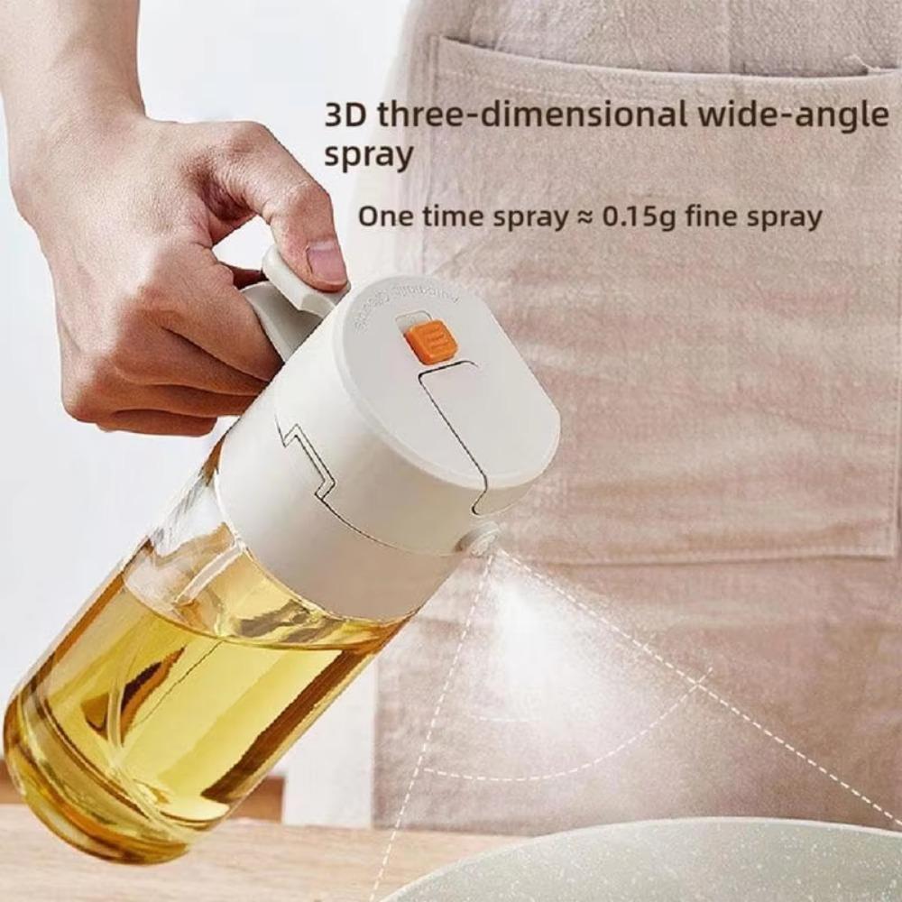 Dispensador de Aceite Único 2 en 1 Botella Contenedor de Aceite Botella de Condimento Multifuncional Camping