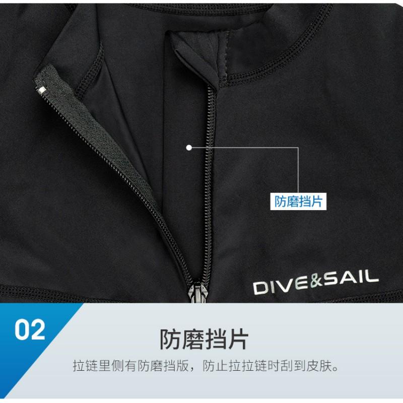 Mens Full-Body Long Sleeve UV Protection Rash Guard Diving Snorkeling Surfing Swimming Jellyfish Defense