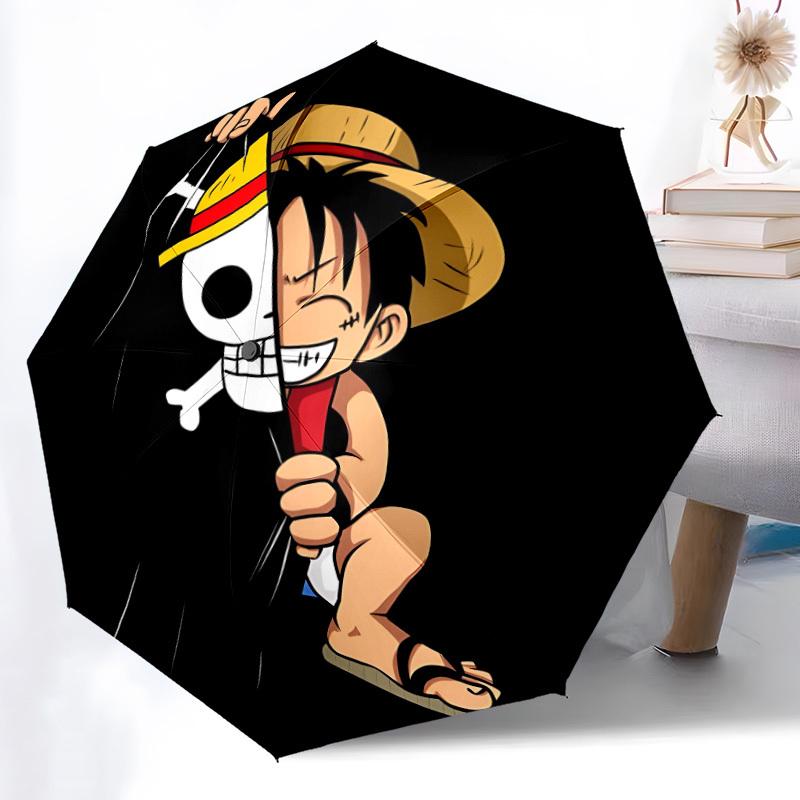 1PC One Piece Automatic Open/Close Umbrella, 8-Rib Sturdy Frame, Lightweight Portable Umbrella, Commute, Business - Ideal Gift for Friend, Vibrant Pat