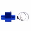 Blue Water Temp  Temperature Joint Pipe Gauge Radiator Hose Adapter