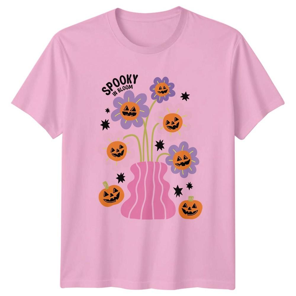 Spooky In Bloom Halloween Holidays Unisexs TShirt Unisexs Tee Graphic Tee Unisex