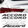1pcs ABS Car Logo For S Accord Logo Car Tail Trunk Modified Original Letter Applique Universal Accessories Stickers Decal