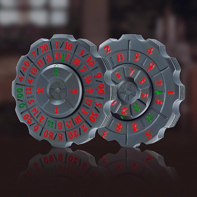 2-in-1 DND Dice & Fidget Spinner(1 Pack), Unique Roulette D&D Dice, Cool Spinner D&D Metal Dice Set, D6, D8, D10, D12,D20,D% 7-in-1 Dungeons and