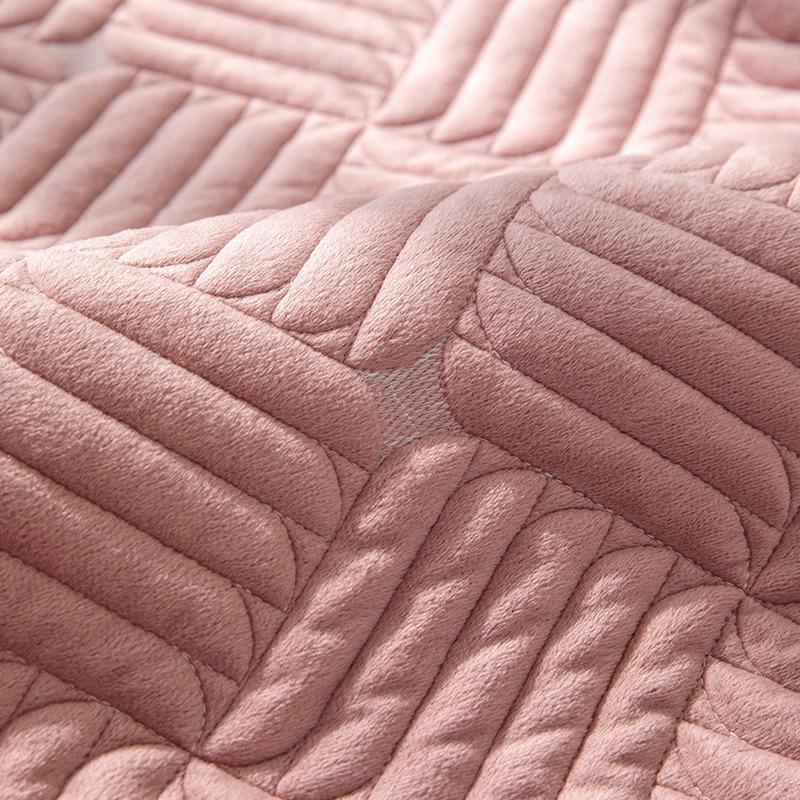 Simple Modern Sofa Cushion Plush Embroidery Winter Non-slip Fabric Seat Cushion Nordic Four-season Universal Sofa Cover Towel