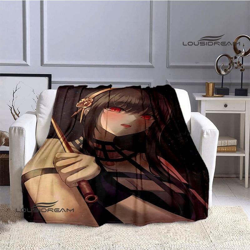 Casus x aile anime baskı battaniye kız çocuk sıcak battaniye flanel yumuşak rahat battaniye ev seyahat battaniyesi doğum günü hediyesi