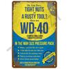 High Definition Metal Tin Sign Funny Warning Signs Retro Humorous Security Plaque Vintage Sarcastic Wall Art Decor for Home Gard