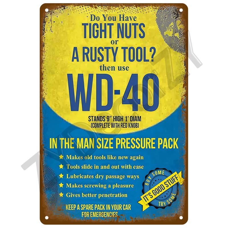 High Definition Metal Tin Sign Funny Warning Signs Retro Humorous Security Plaque Vintage Sarcastic Wall Art Decor for Home Gard