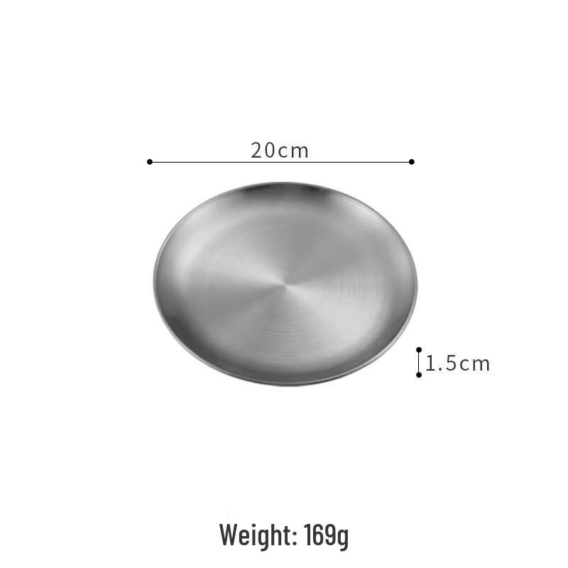 Jingyuheng Thickened Stainless Steel Round BBQ Plate
