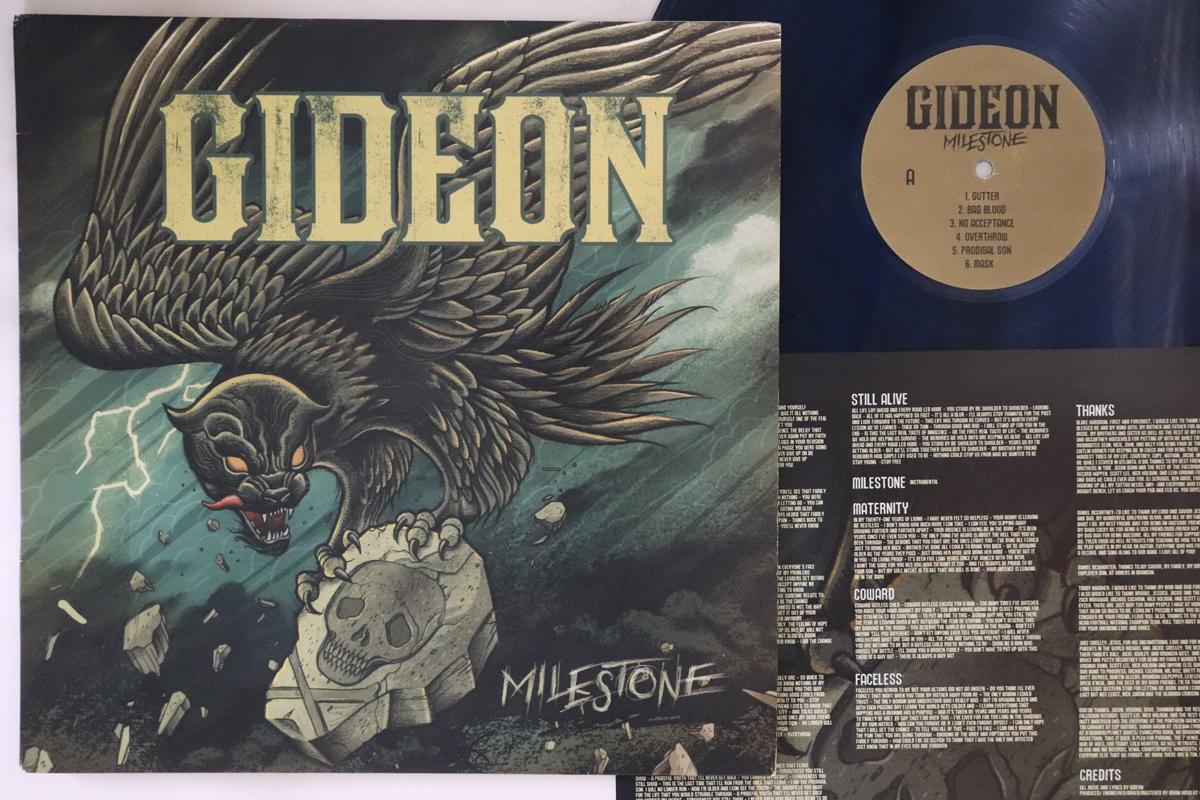 

LP Record GIDEON Milestone FCD117 FACEDOWN 2012 US Metal Used