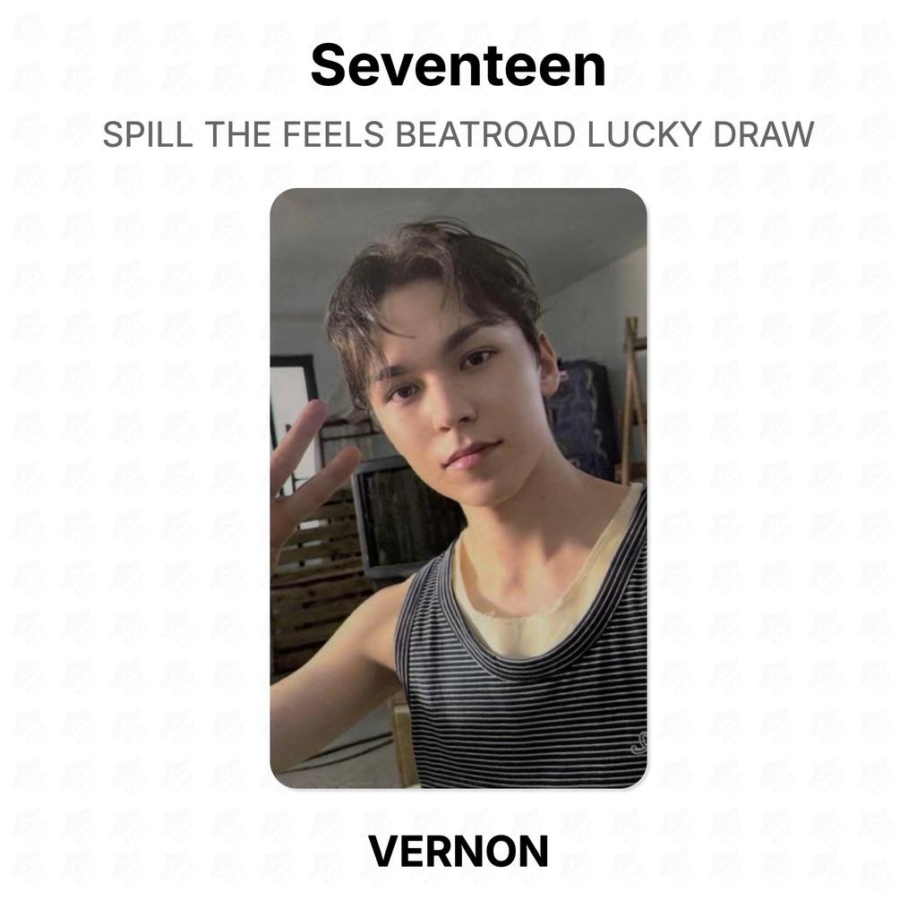 Seventeen SPILL THE FEELS BEATROAD LUCKY DRAW Official Photocard