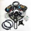 Motorcycle 2 piece RPM Brake Calipers with 220 mm Brake disc  For Rear Flat Fork Brake System For Scooter Motorbike Modify