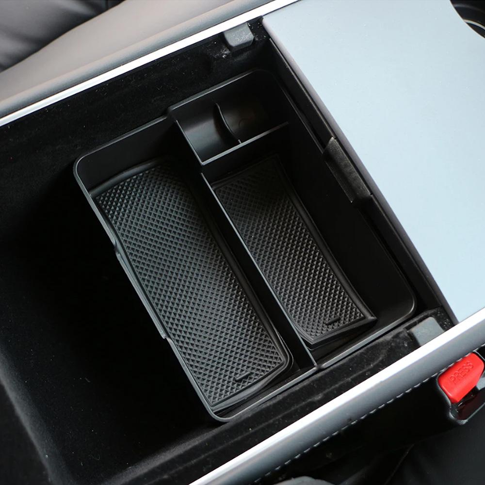 For Tesla Model 3 Model3 2017 2018 2019 2020 Car Armrest Storage Box Central Console Organizer Tray Interior Accessories