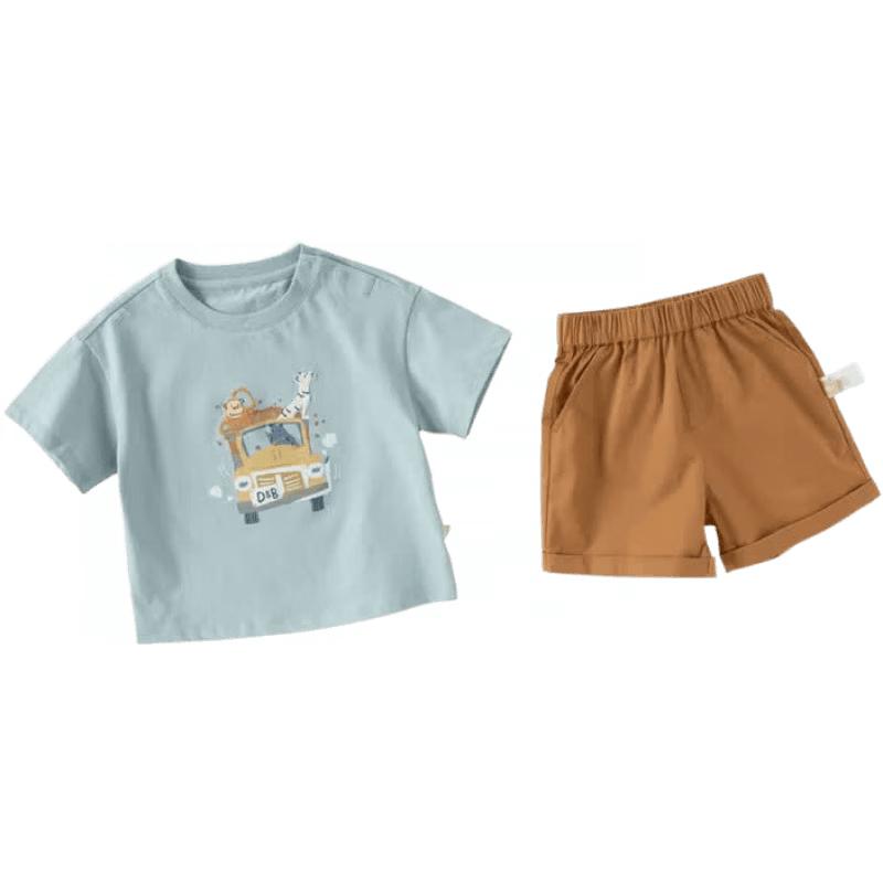DAVE&BELLA Boys Summer T-shirt & Shorts Set 90cm