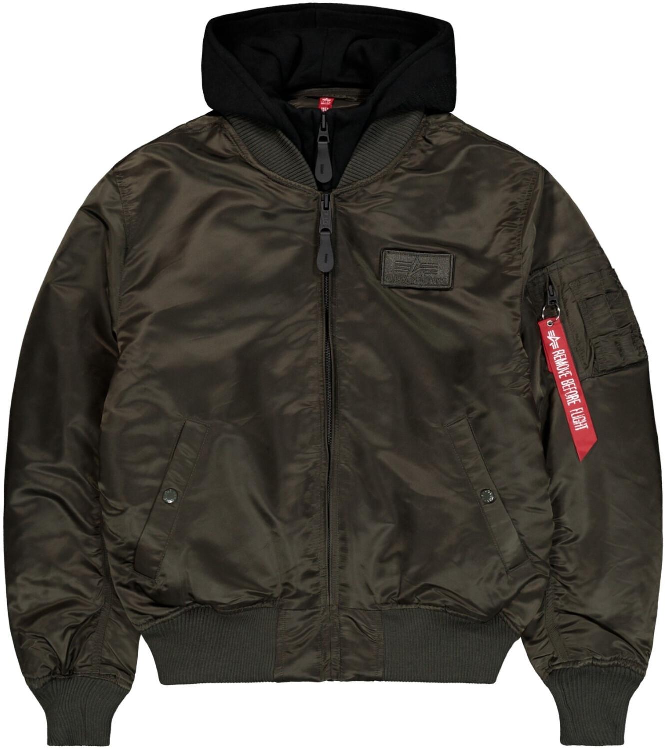 

Зимняя куртка Alpha Industries MA-1 D-Tec Hood Bomber Jacket (183110) темно-зеленая M