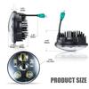 5-3/4'' 5.75'' LED Headlight For Harley Davidson Motorcycle Headlamp Projector Driving Light