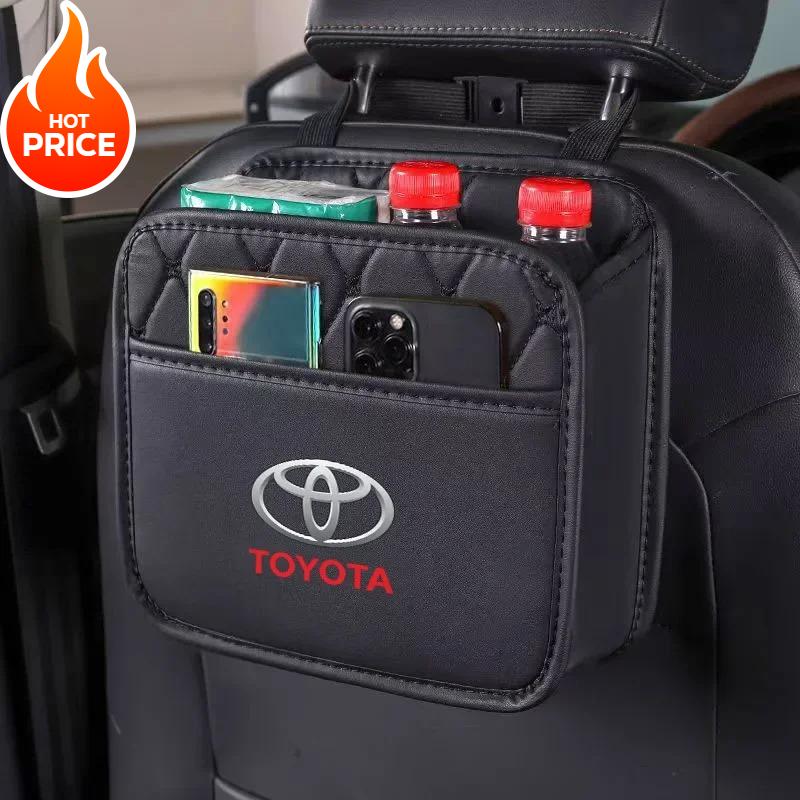 Car Backseat Organizer Multifunction Interior Storage Bag For Toyota Rav4 CHR Yaris Prius Avensis Corolla Camry Highlander GR 86