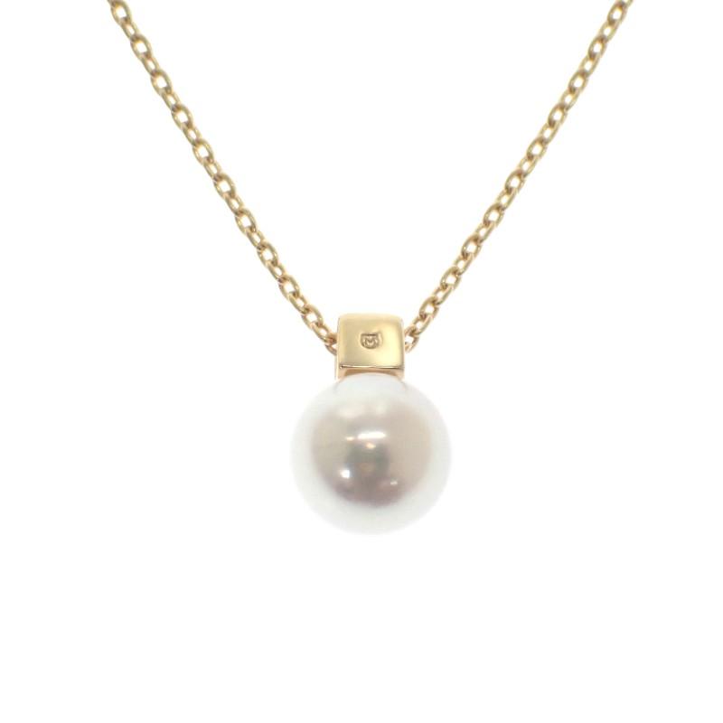 MIKIMOTO  PP-20567K Necklace K18 yellow gold/Akoya Pearl Women