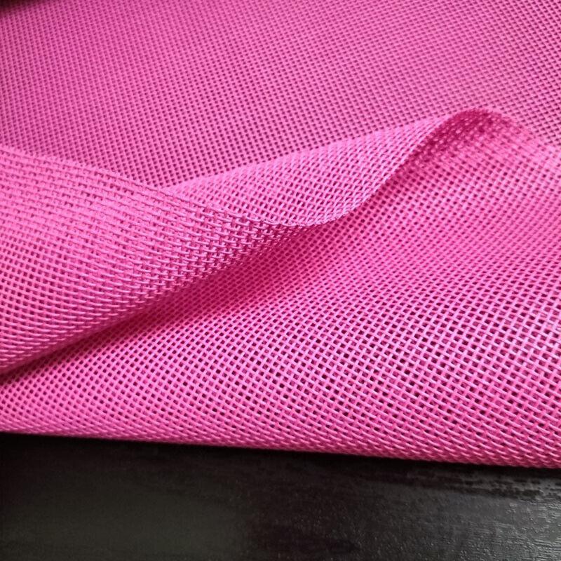 Tkanina siatkowa Teslin, Dostępna w wielu kolorach, Wodoodporny materiał PVC do majsterkowania na torby siatkowe, Tkanina na krzesła biurowe i plażowe