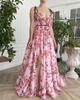 2025 New European and American French Women's Clothing Retro Printing Long Dress Sexy Suspender Dress Beach Casual Vacation Dress