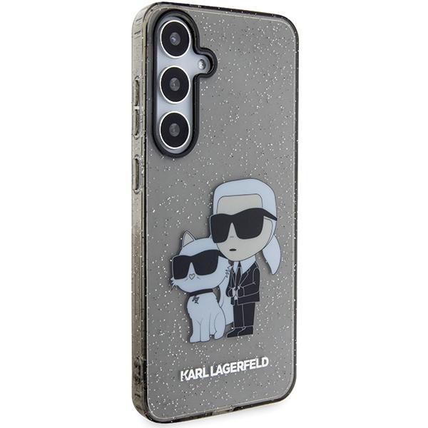 Karl Lagerfeld Klhcs24Mhnkctgk S24+ S926 Svart/Black Hardcase Glitter Karl&Choupette
