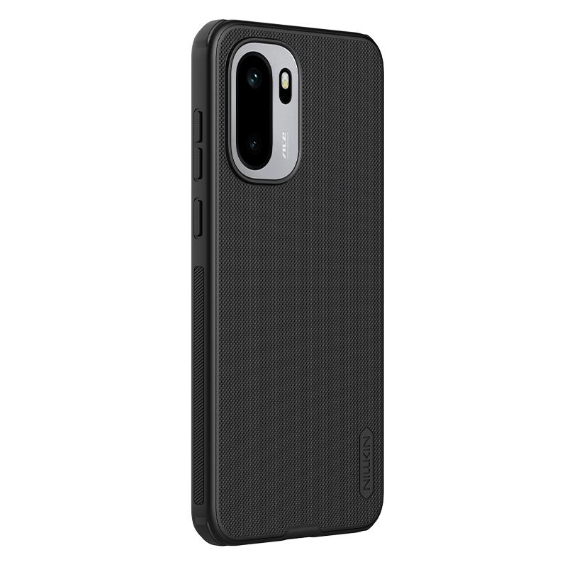 Shield Pro Black Case for OnePlus Ace6/Ace6T, Full-Cover Matte Anti-Slip Anti-Drop Sweat-Resistant Slim Protective Case