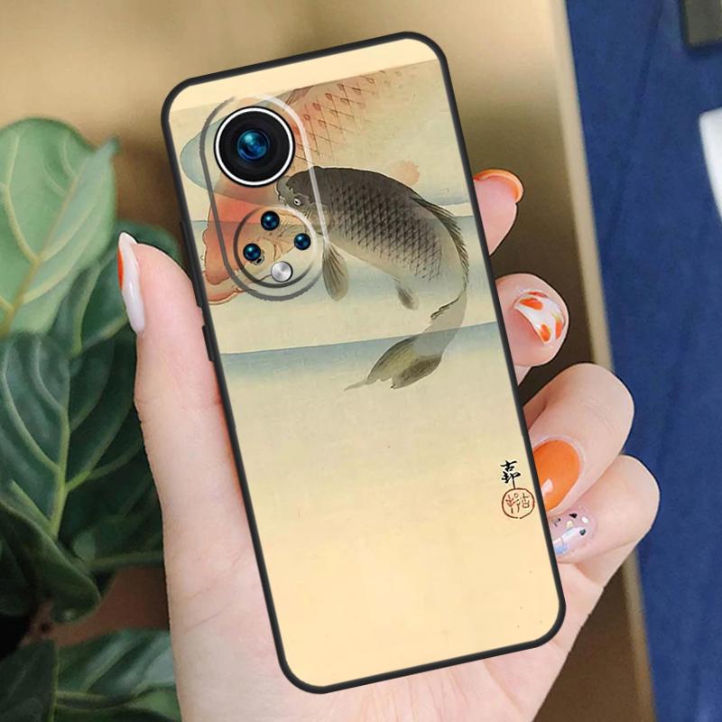 

Акварельный чехол с изображением карпа кои для Honor Magic 7 5 6 Pro 200 Lite Honor X8b X9c X9b X9a X8a X8 X9 50 70 90 Lite Honor 200